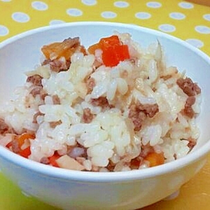 離乳食 牛ミンチ 根菜の混ぜご飯 レシピ 作り方 By 不二子ちゃん2号 楽天レシピ 離乳食 牛ミンチ 根菜の混ぜご飯 レシピ 作り方 By 不二子ちゃん2号 楽天レシピ